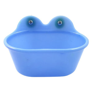 Bird Bathtub With Mirror Toy And Food Feeder Bowl For Parrot