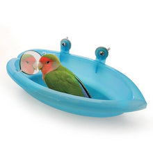 Load image into Gallery viewer, Bird Bathtub With Mirror Toy And Food Feeder Bowl For Parrot