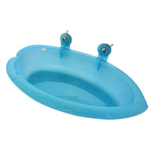 Load image into Gallery viewer, Bird Bathtub With Mirror Toy And Food Feeder Bowl For Parrot