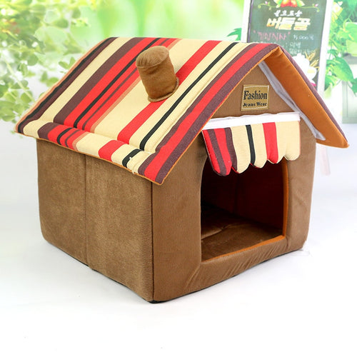 Cat House Bedding Basket Cute Pet